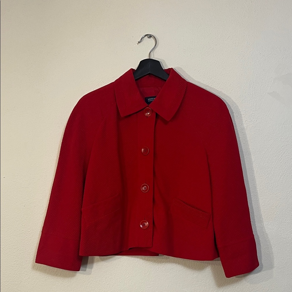 Jones New York Bold Red Blazer